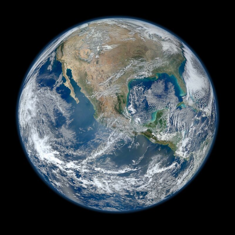 An image of Earth from space