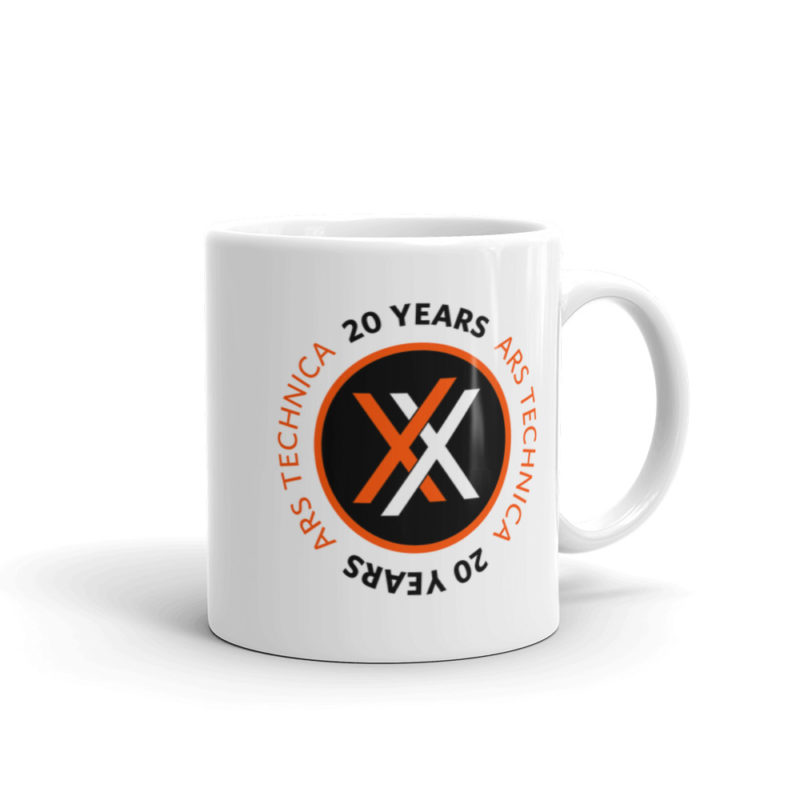 Ars 20th Anniversary Mug 11oz Logo